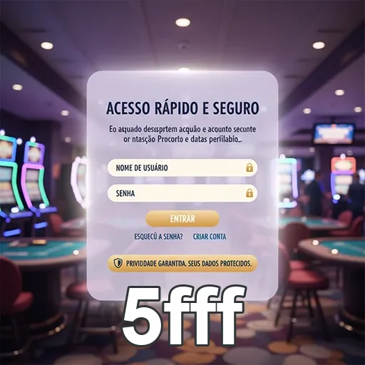 Ilustração de Experimente o sistema confiável da 5fff para jogos VIP